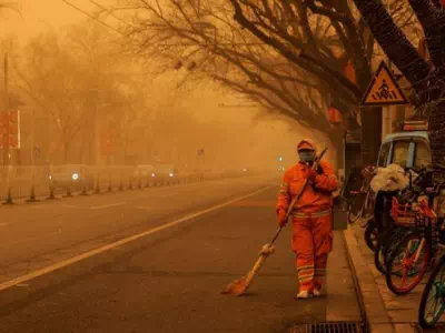 Beijing Saw Biggest Sandstorm In Almost 10 Years