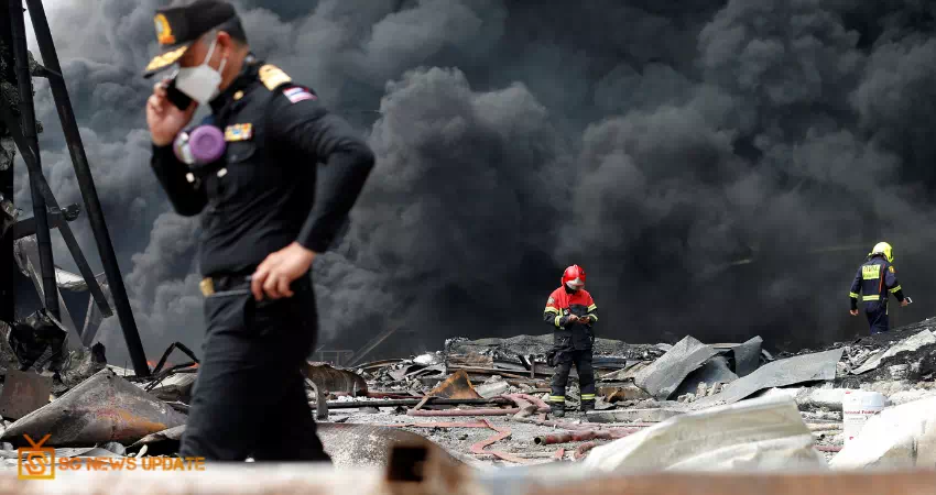 Huge Explosion At Thai Factory Shakes Bangkok Airport, Area Evacuated